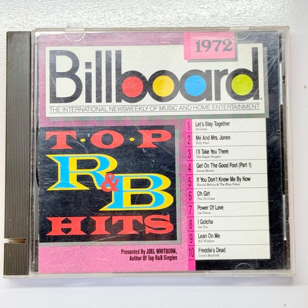 Billboard Top R&B Hits 1972 CD Rhino Al Green Bill Withers James Brown R2 70660
